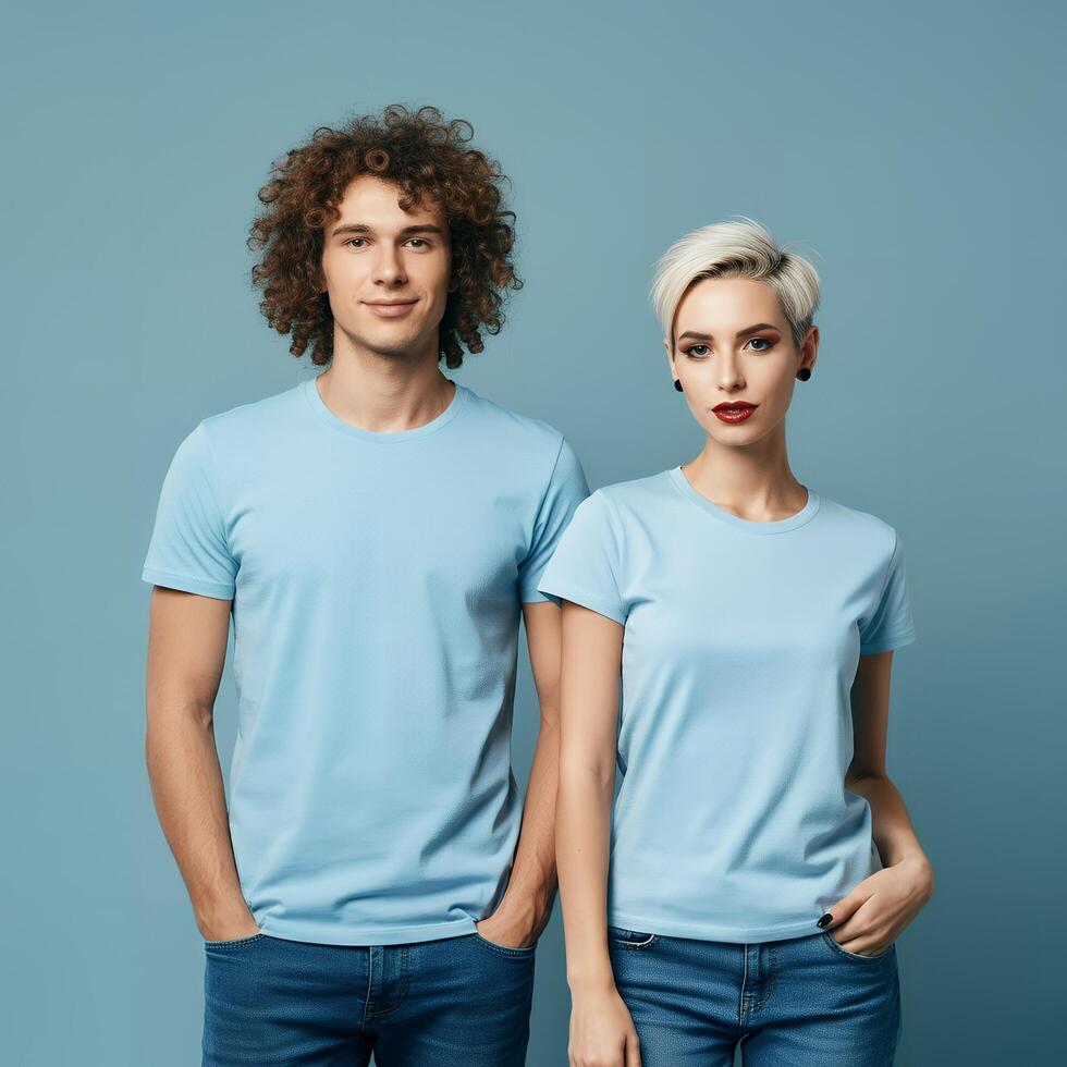 Open concept t-shirt template photo