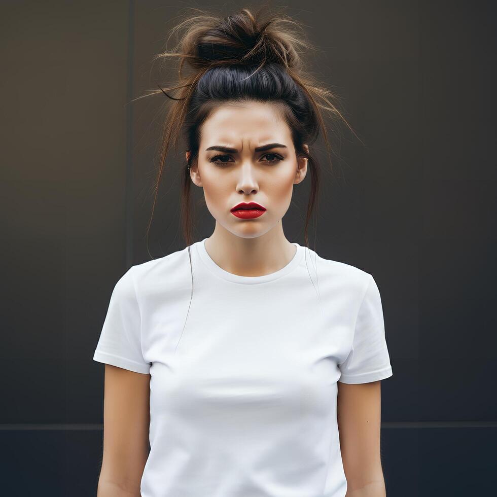 Bare canvas apparel mockup photo
