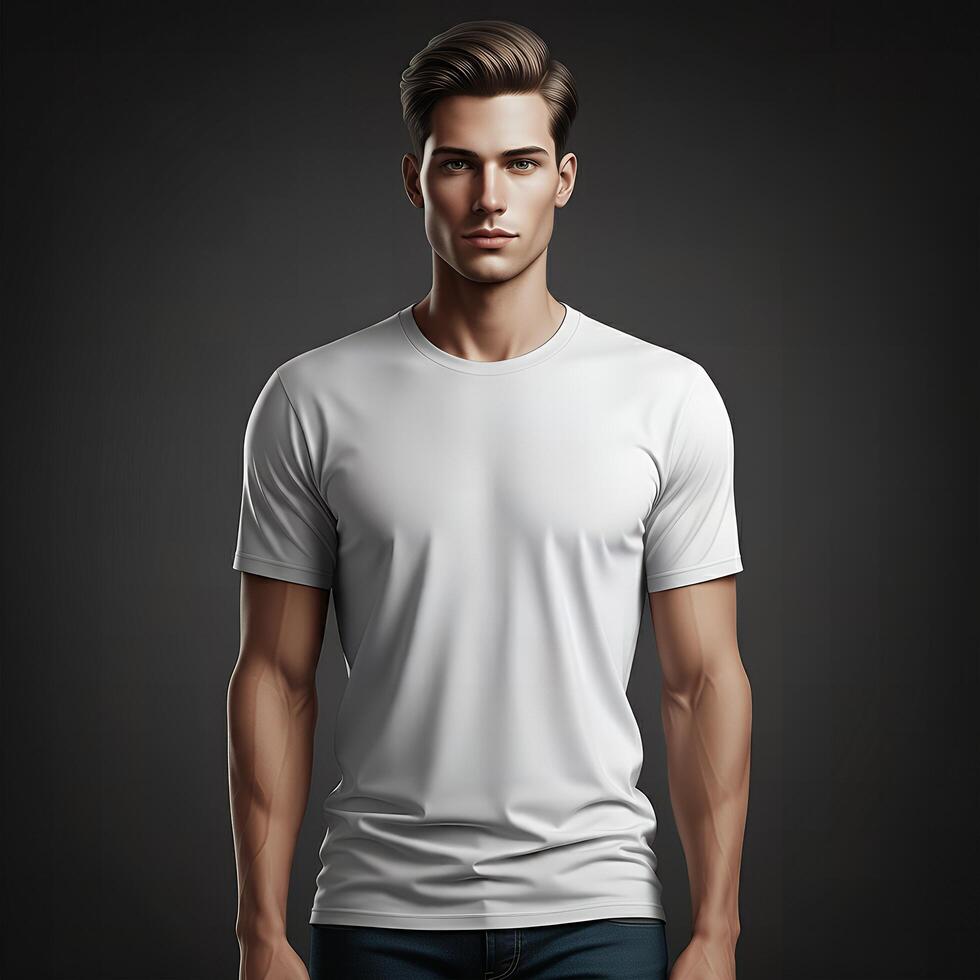 Blank tshirt mockup photo