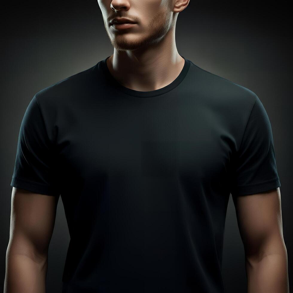 Empty canvas t-shirt design photo