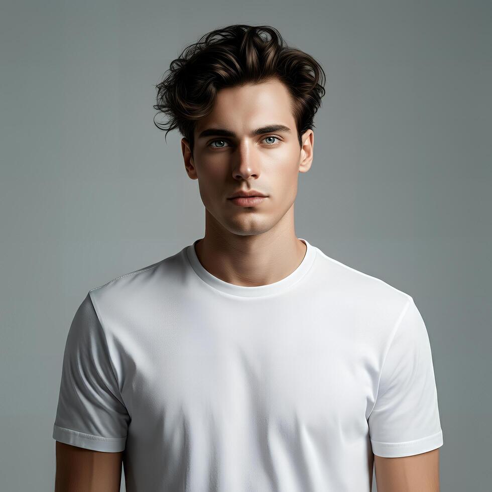 Neutral shirt template photo
