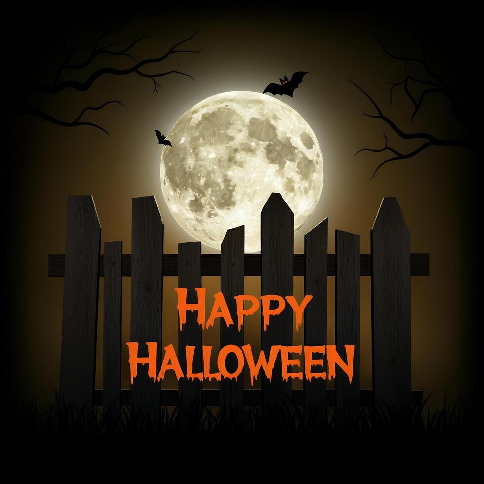 Cursed Halloween scene photo