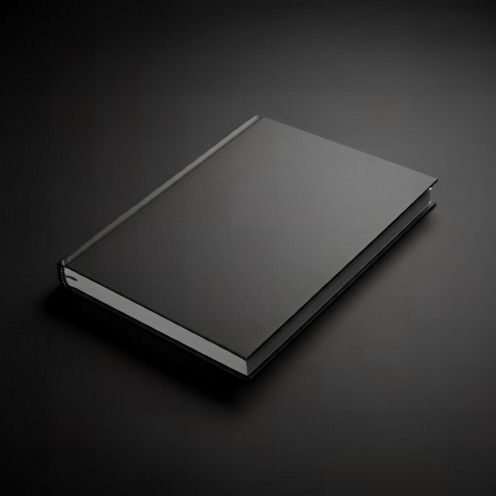 Minimalist book cover mockup photo