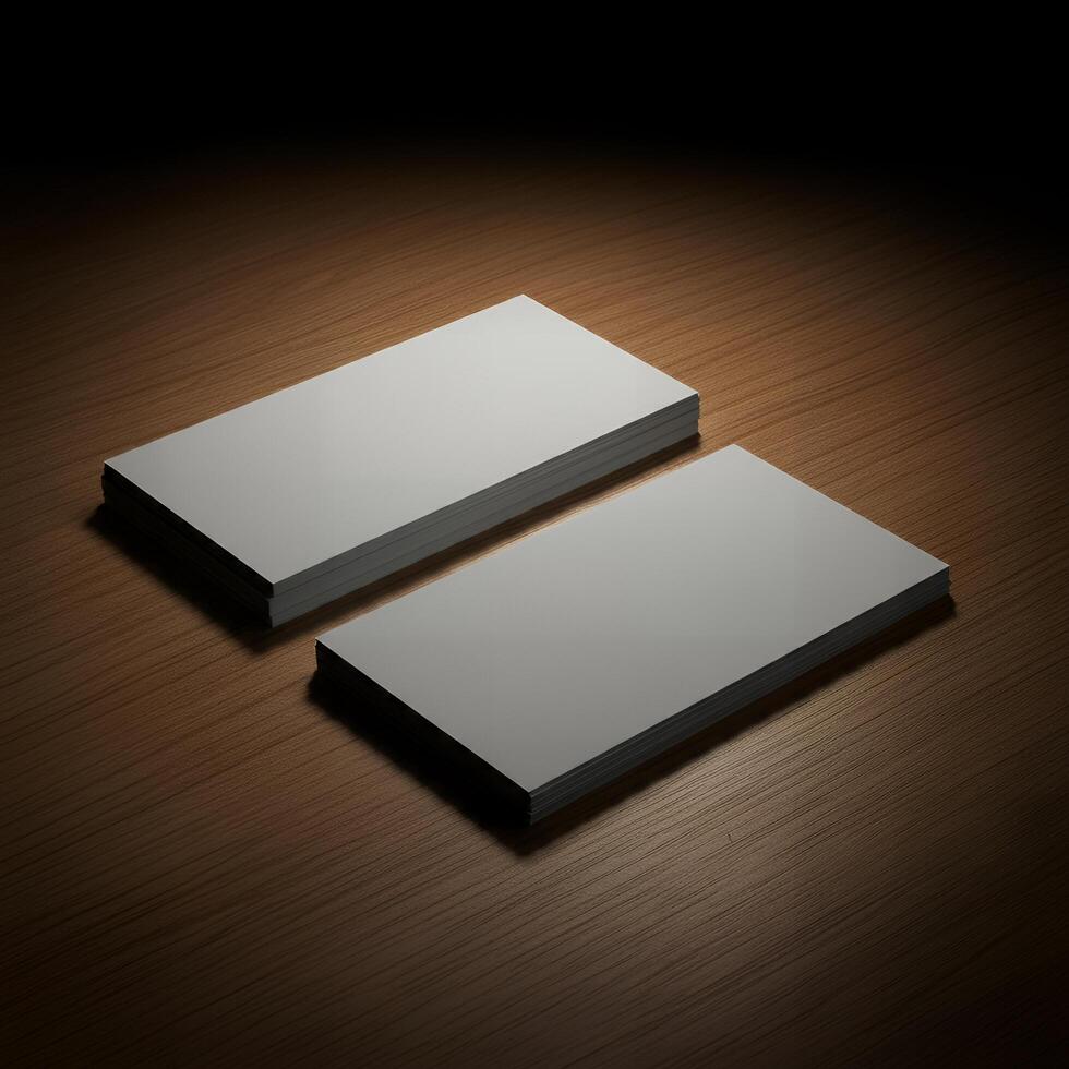 Business card format design preview photo