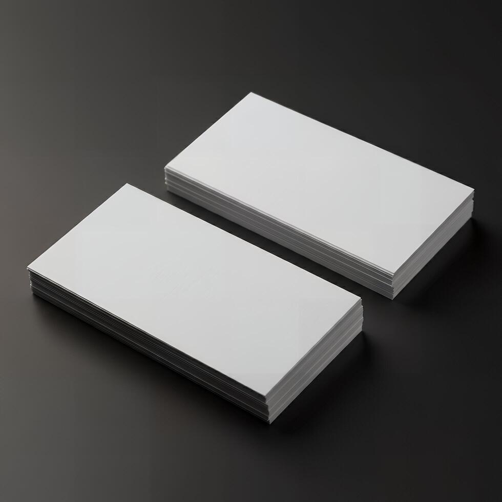 Business card conceptual preview photo