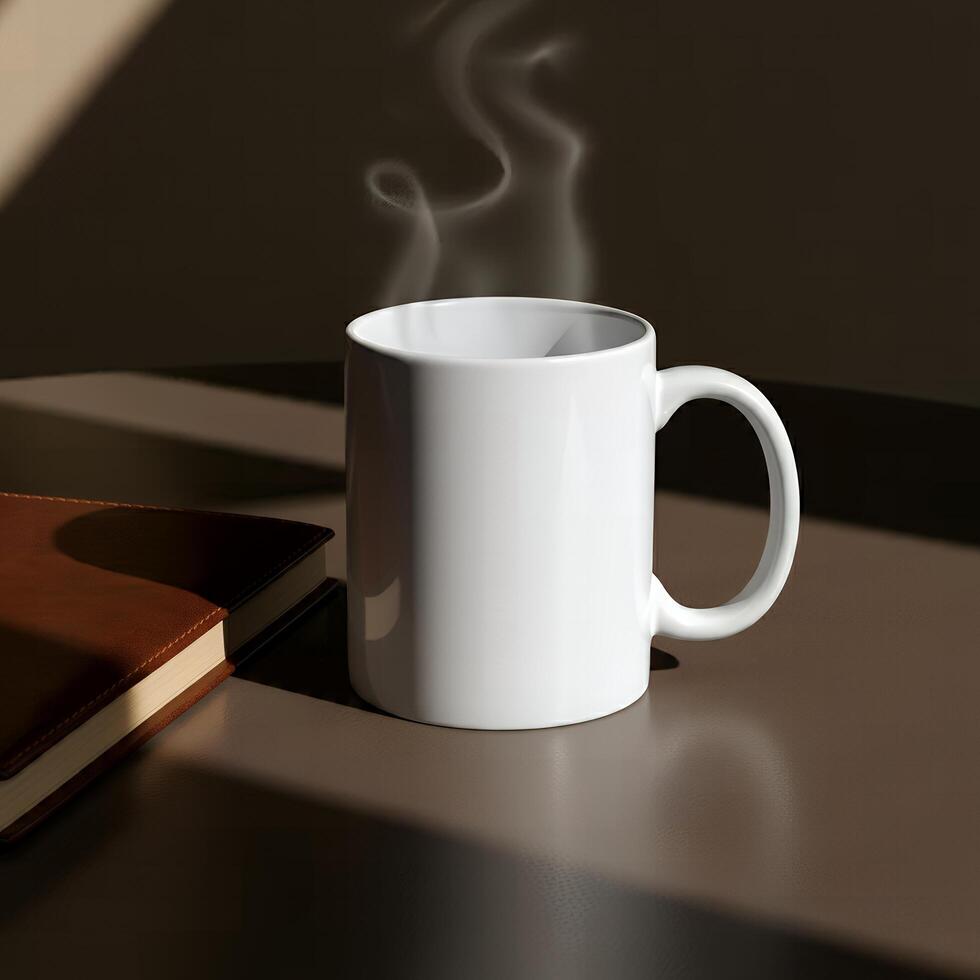 Coffee mug template, ready for your custom graphics photo
