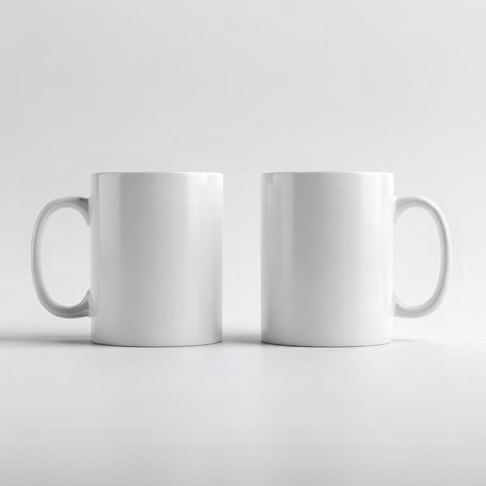 Coffee mug mockup ready to display your personalized designs photo