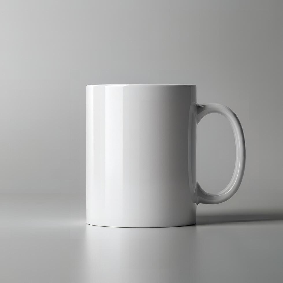 Coffee mug design template for adding personalized touches photo