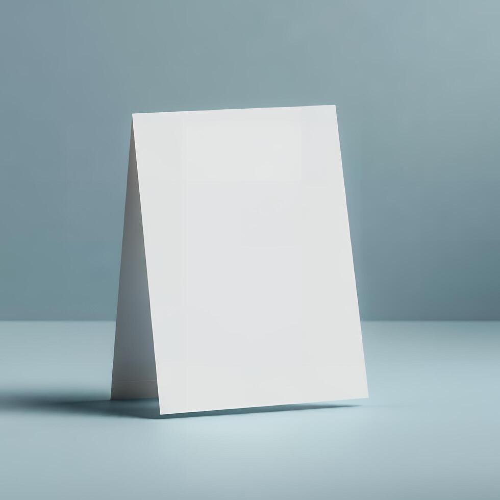 Create a unique flyer using this blank mockup photo