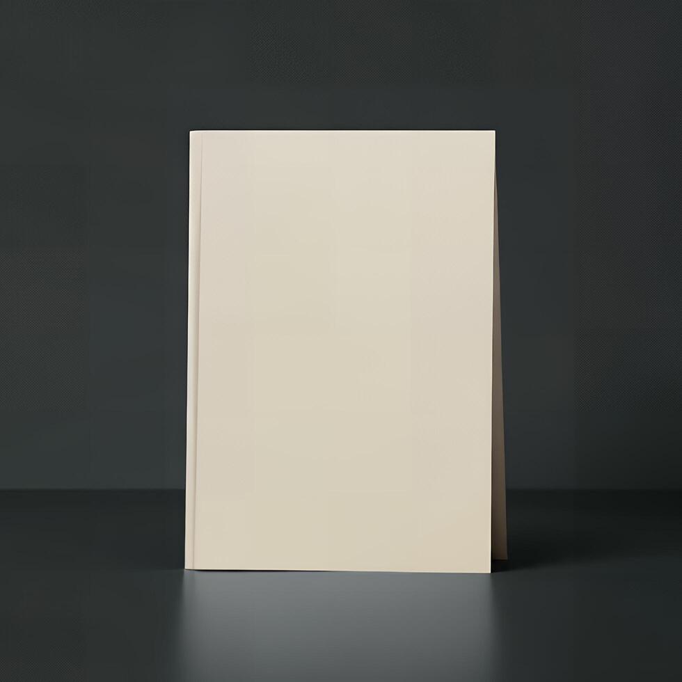 Customize your flyer with this blank mockup photo