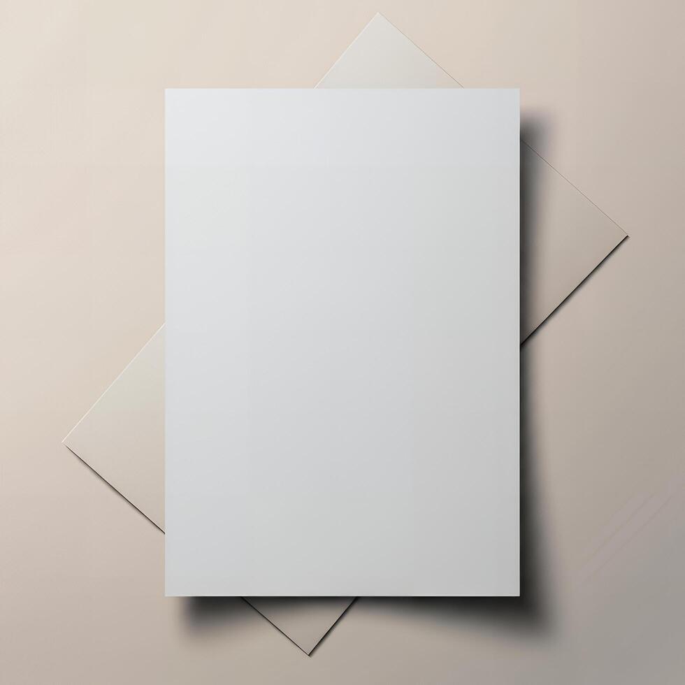 Blank flyer template, perfect for your design photo