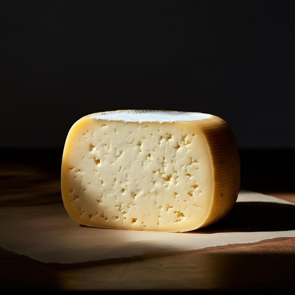 Cheese enriched by a creamy smooth texture photo