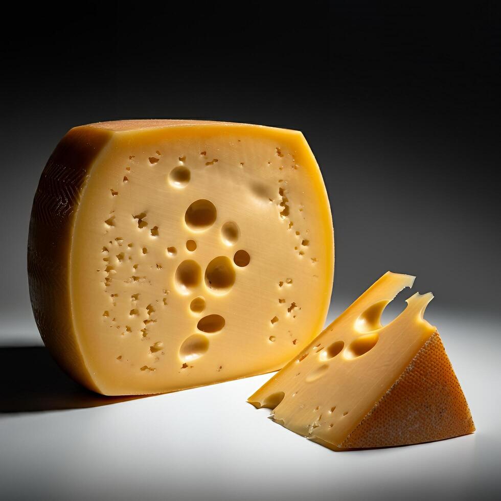 Cheese infused with a velvety smooth texture photo
