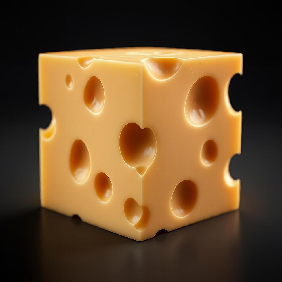 Cheese exhibiting a smooth texture photo