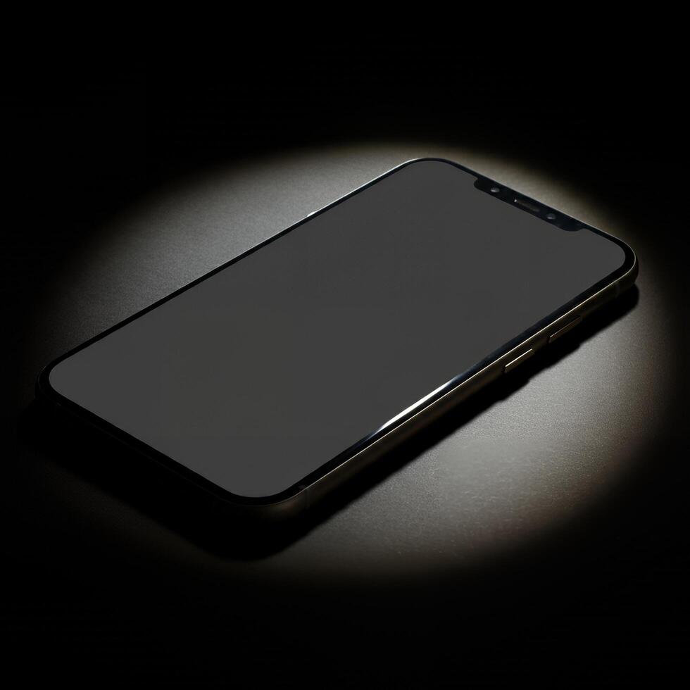 Showcase your unique design on this blank phone mockup photo