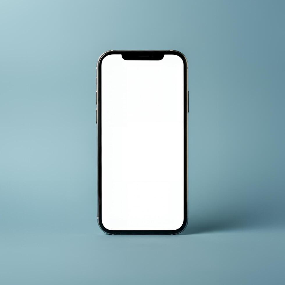 Personalize this blank phone mockup with your creative work photo