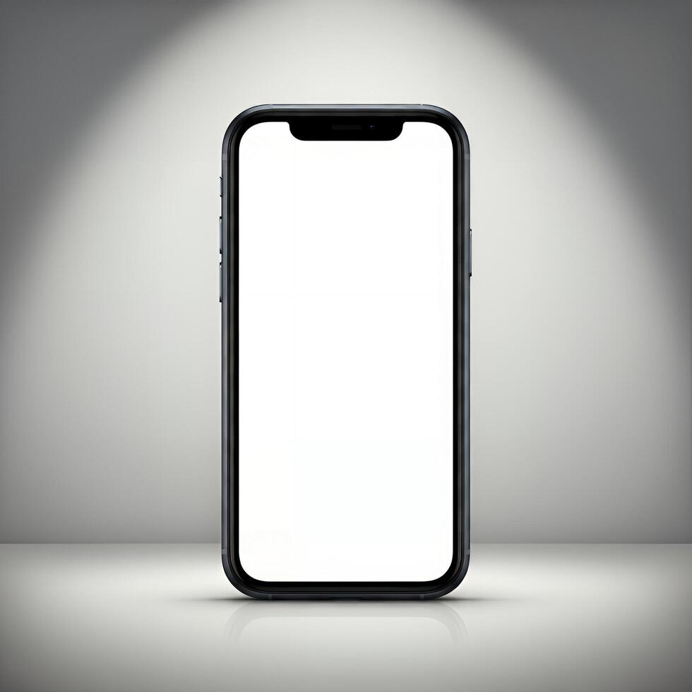 Craft your design using this blank phone mockup photo