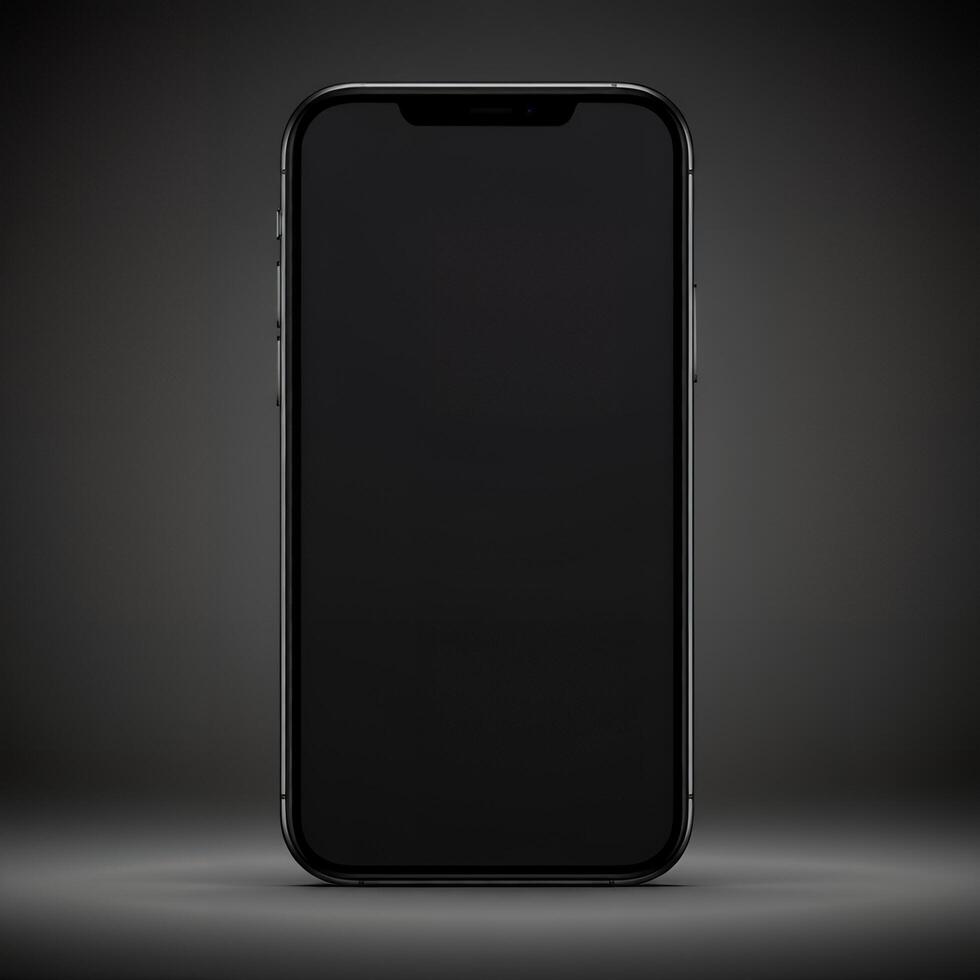 Blank phone mockup for visualizing your design photo