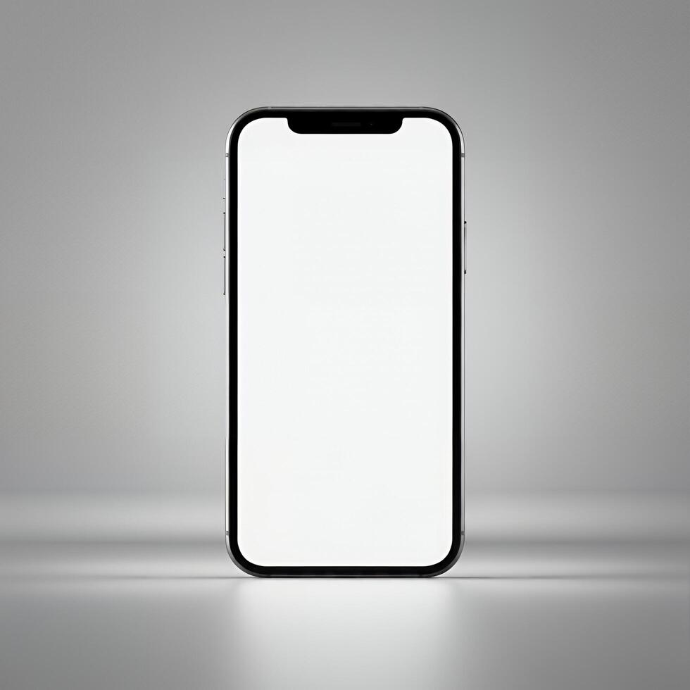 Turn this blank phone mockup into your design canvas photo