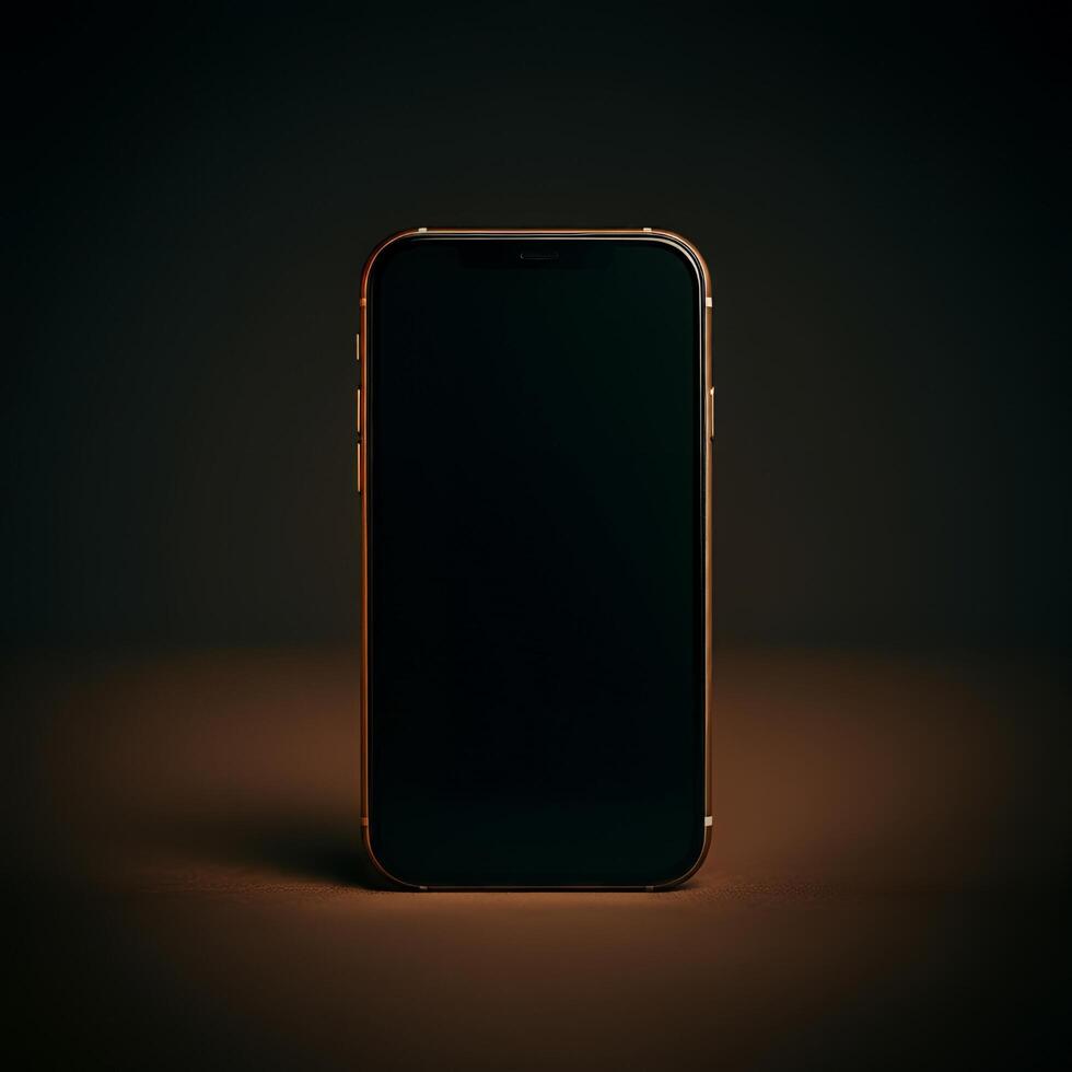 Display your creative concept with this blank phone mockup photo