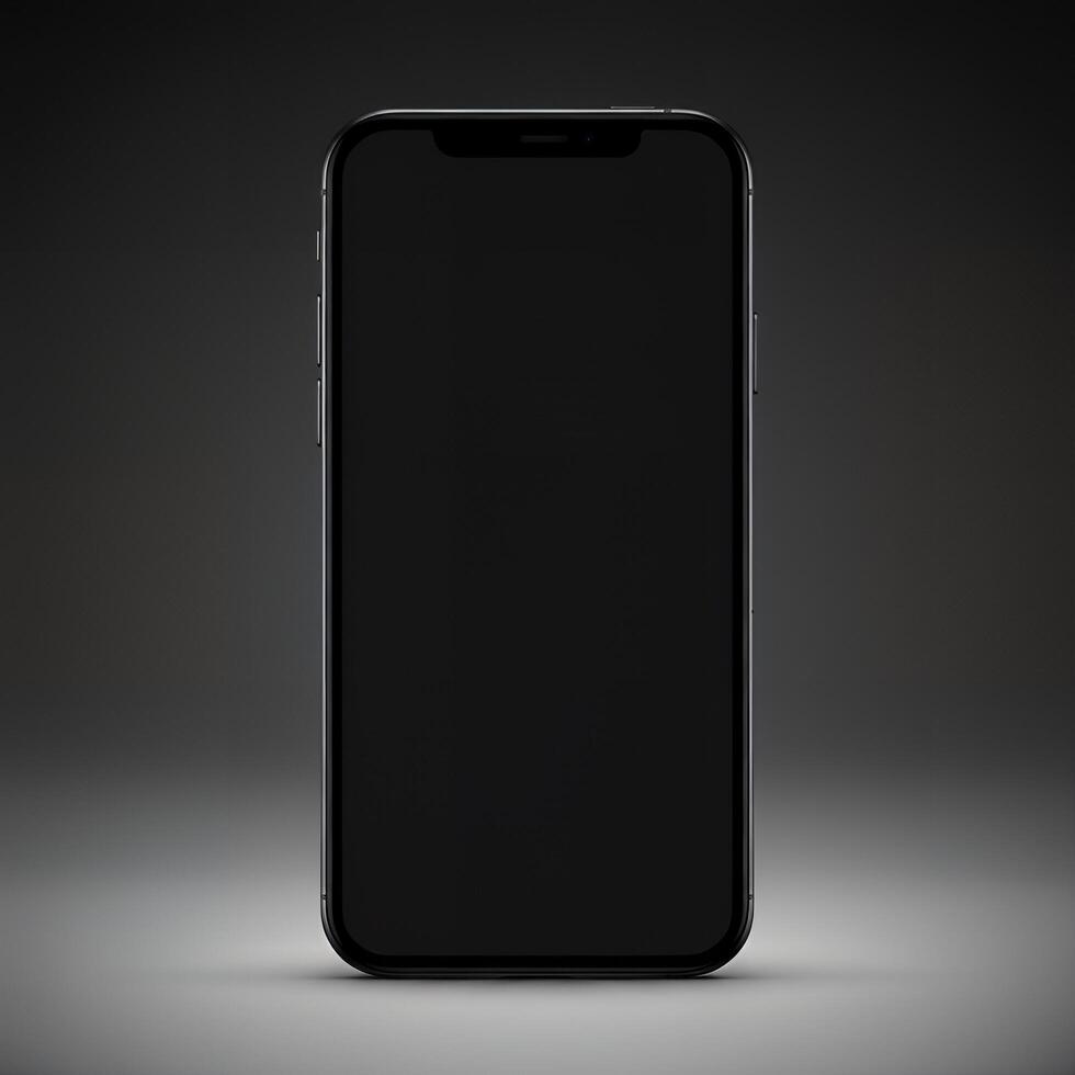 Blank phone mockup set for your custom design photo