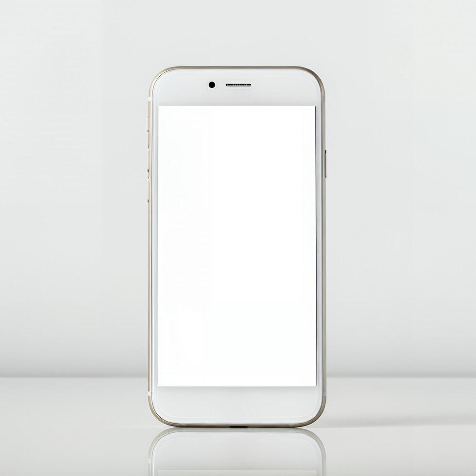 Blank phone mockup designed for showcasing your vision photo