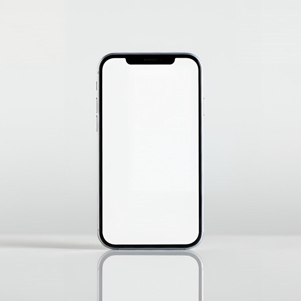 Put your design into action with this blank phone mockup photo