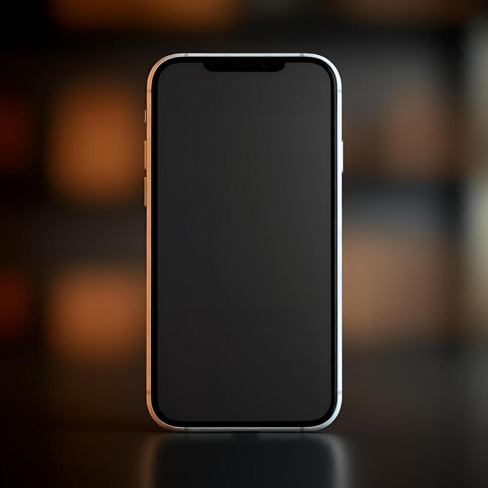 Blank phone mockup ready to display your design photo