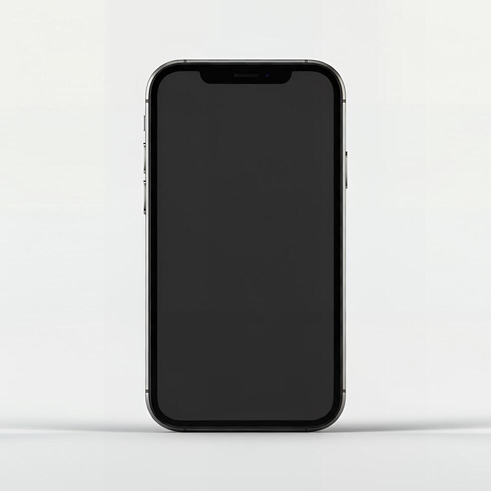 Blank phone mockup for bringing your design ideas to life photo