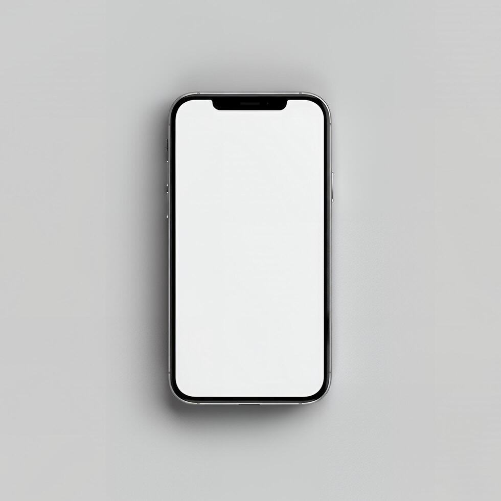 Use this blank phone mockup to bring your design to life photo