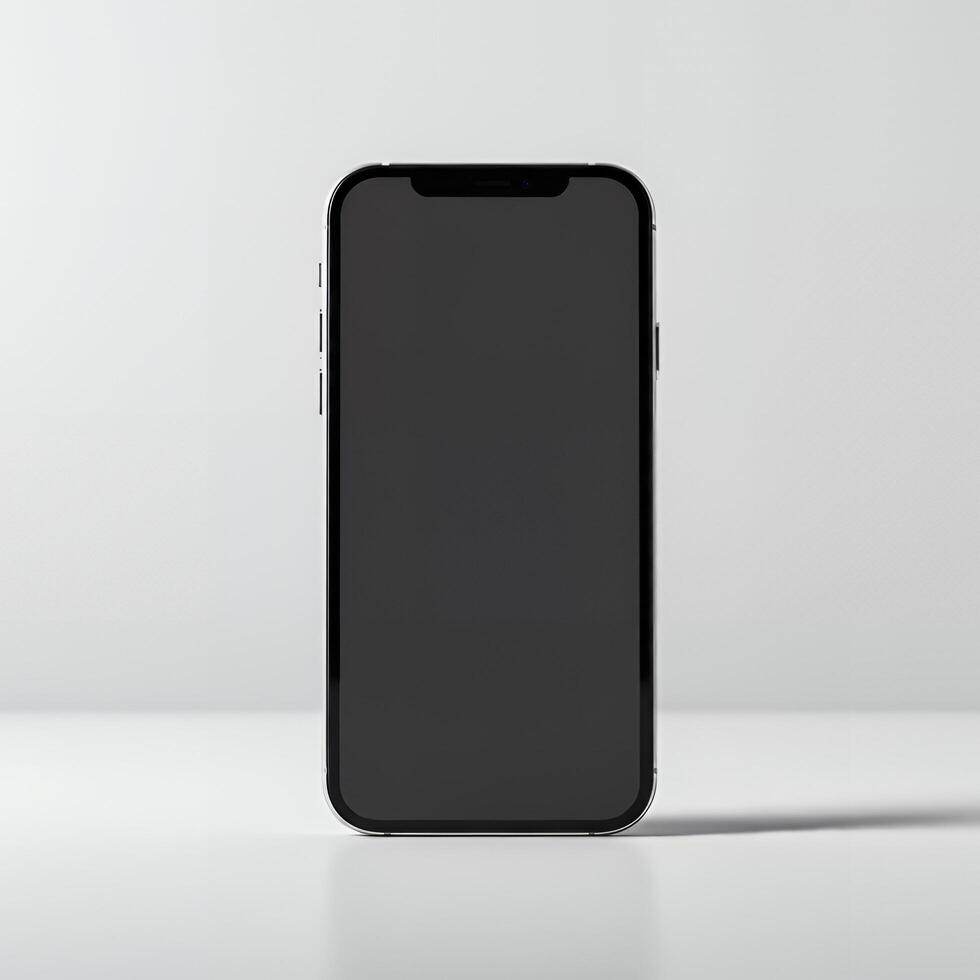 Make this blank phone mockup your design canvas photo