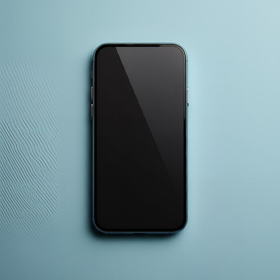 Showcase your design with this blank phone mockup photo