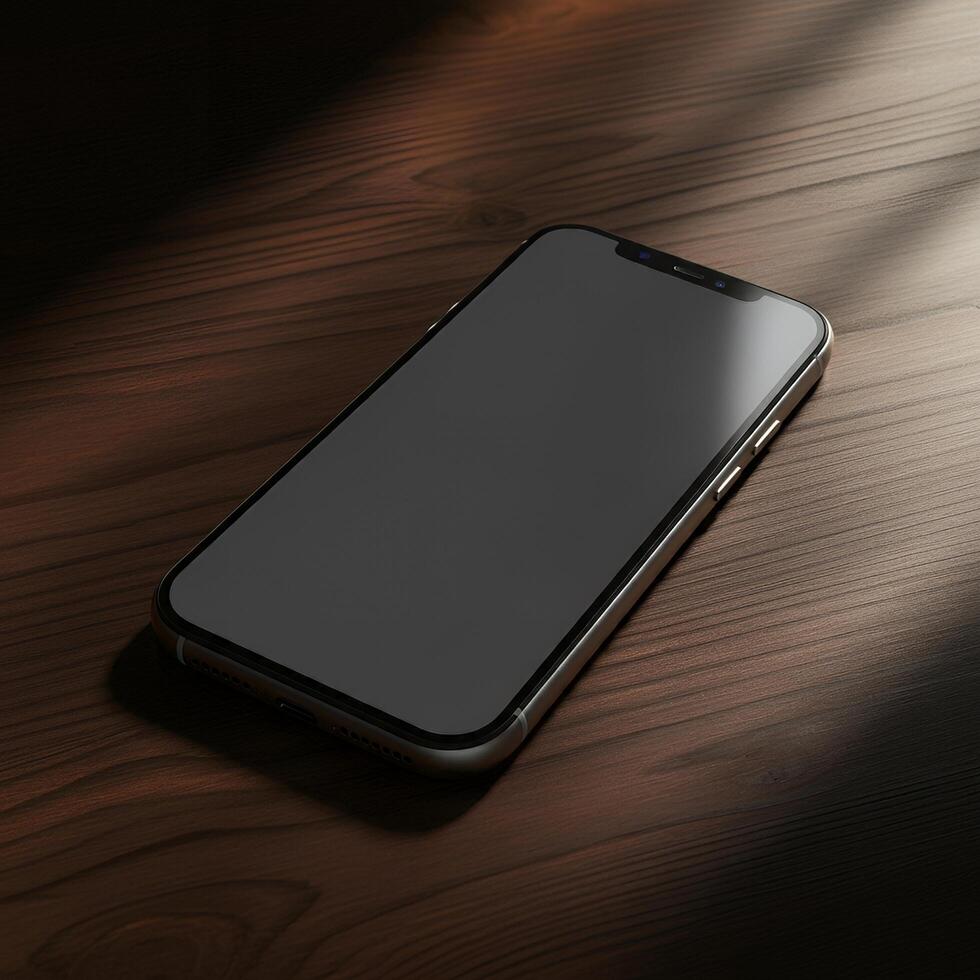 Blank phone mockup for you to insert your design photo