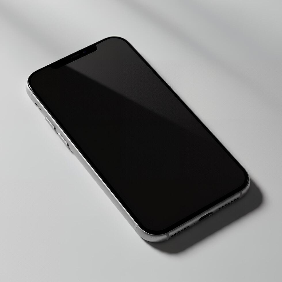 Customize your design with this blank phone mockup photo