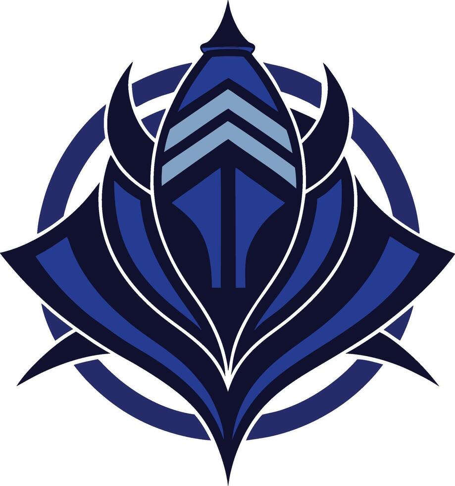 The logo for the team is blue and black vector