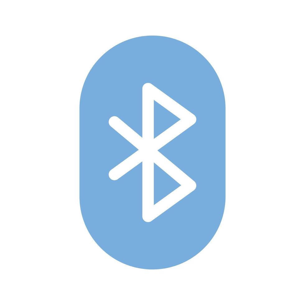 Bluetooth sign icon design in trendy style vector