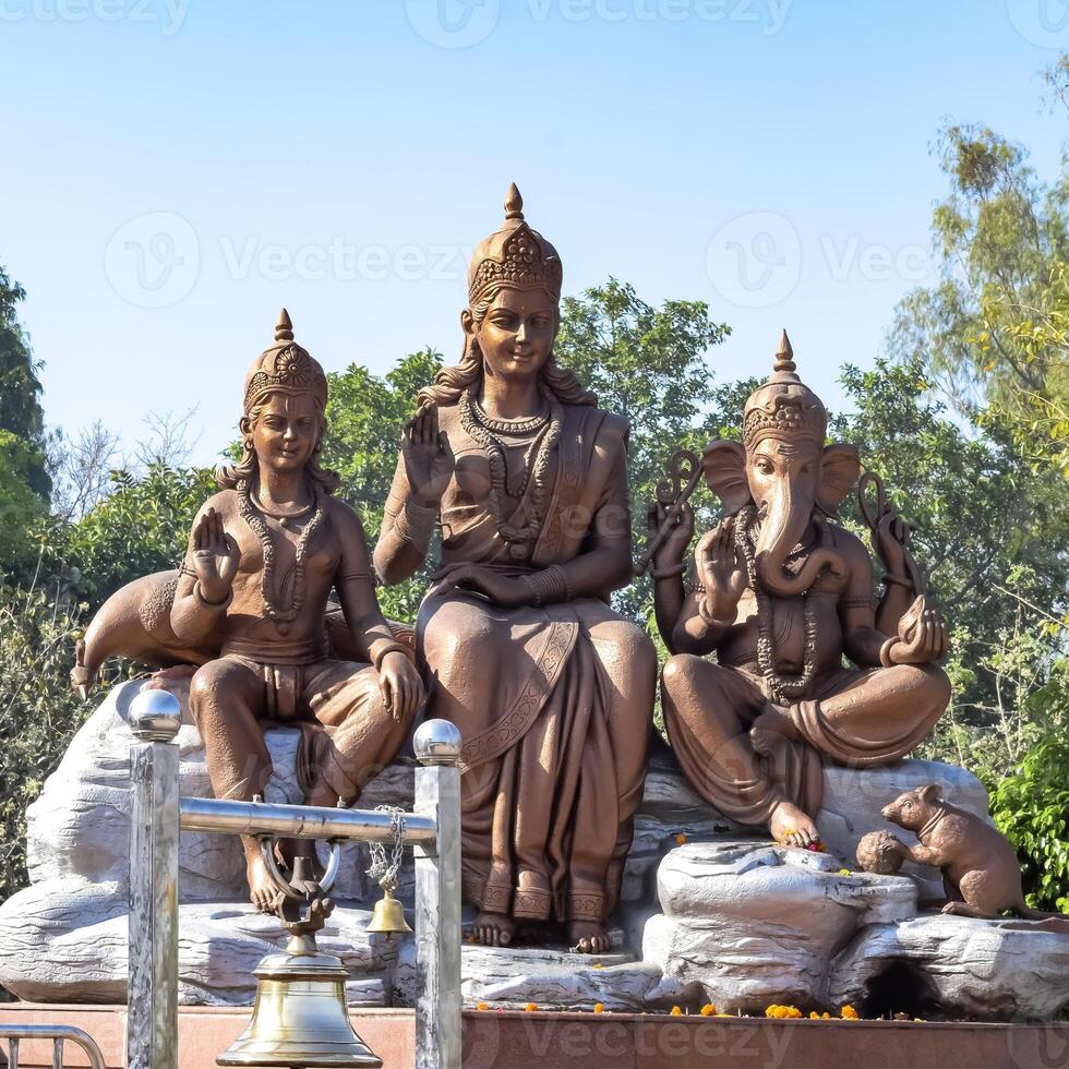 Big statue of Lord Shiv near Delhi International airport, Delhi, India, Lord Shiv big statue touching sky at main highway Mahipalpur, Delhi photo
