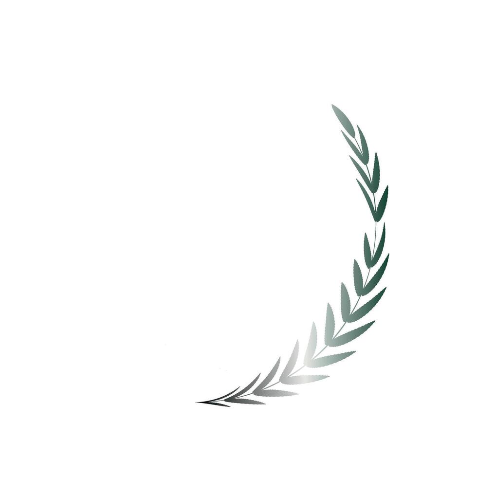 doodle hand drawn decorative wreath with branch, herb, plant, leave and flower, floral. Free vector