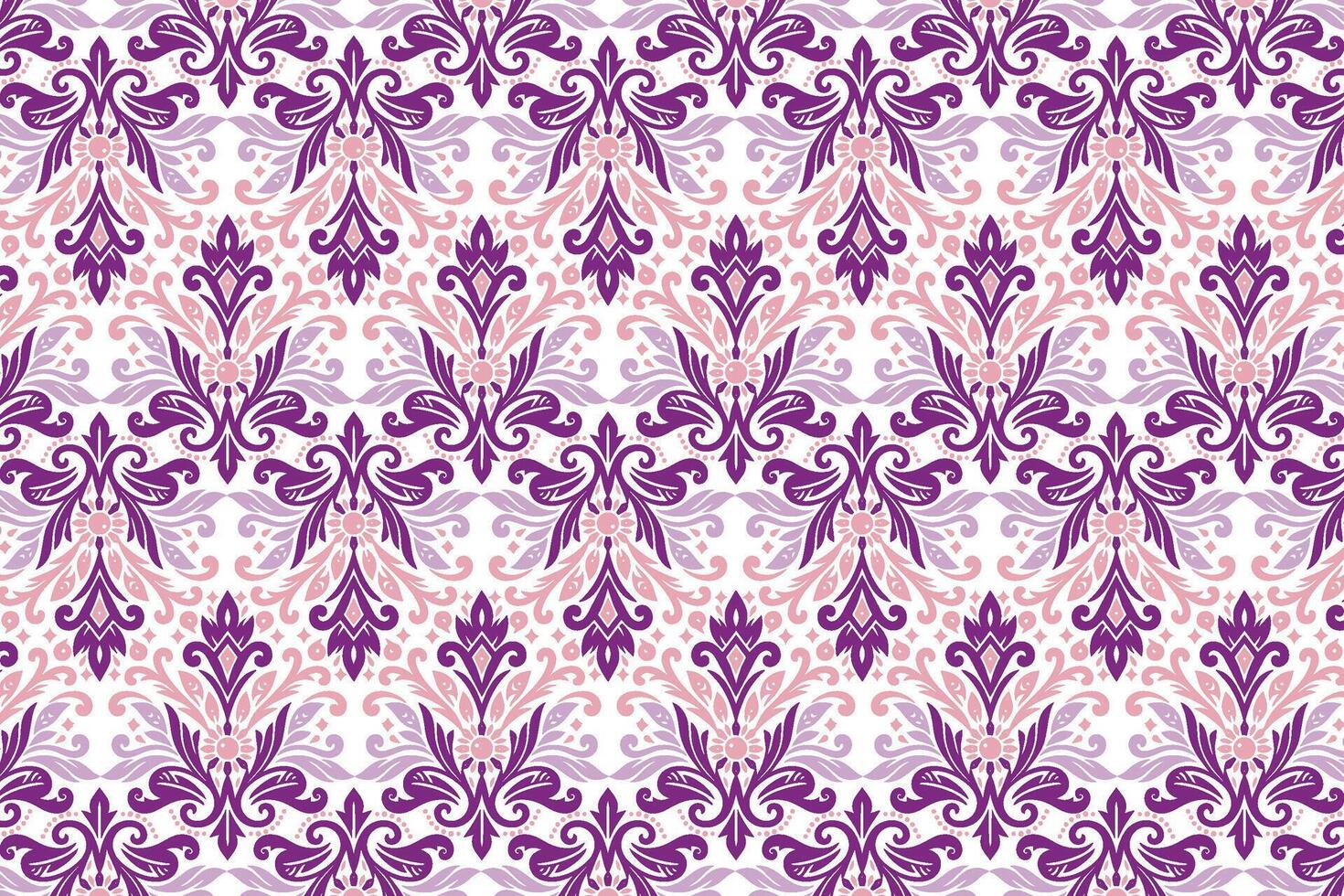 Luxury Abstract Floral Seamless Pattern with Daisies, Paisley, and Geometric Elements for Fashion Textiles and Botanical Designs vector