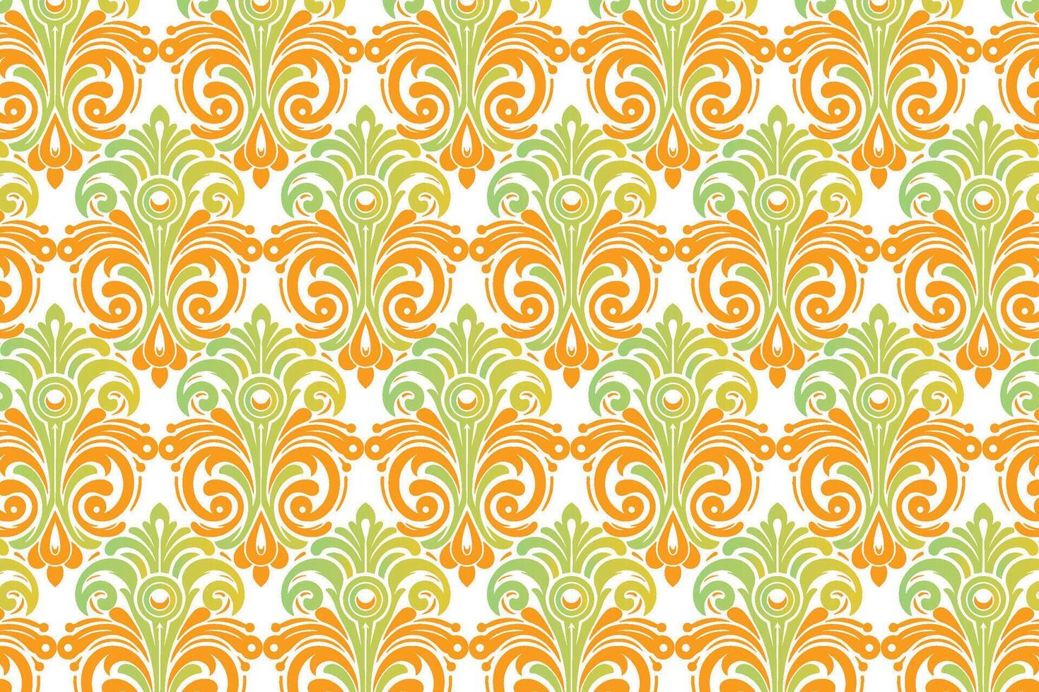 Seamless Floral Pattern Featuring Abstract Daisies and Paisley Motifs for Elegant Textile Design in Fashion and Home vector