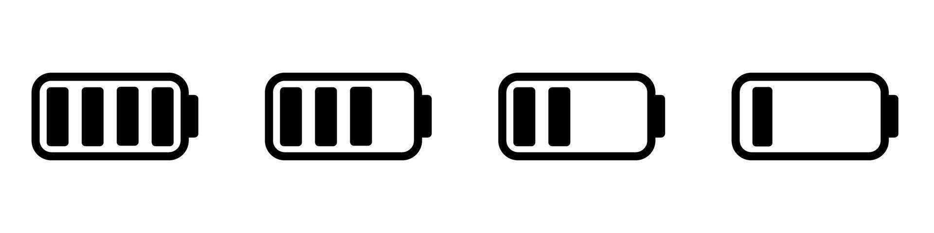 Four different types of watches are shown in different positions vector