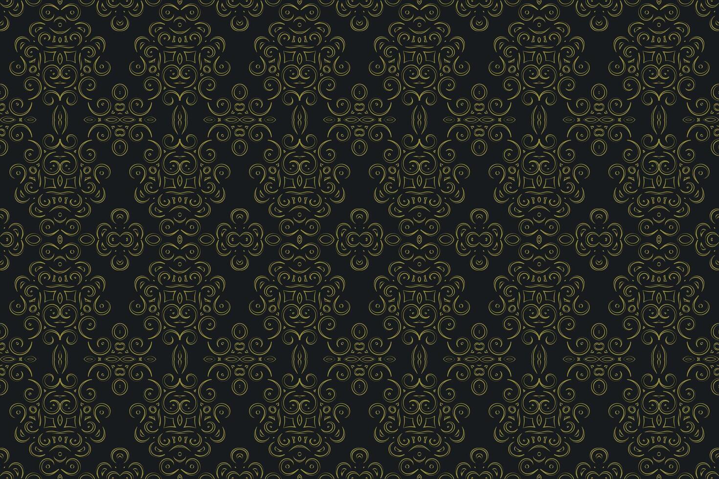 dark ethnic seamless pattern template vector