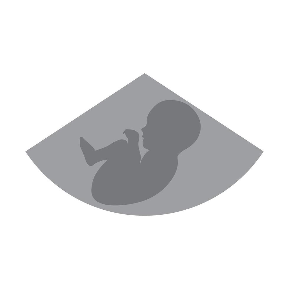Baby echo sound isolated white background vector