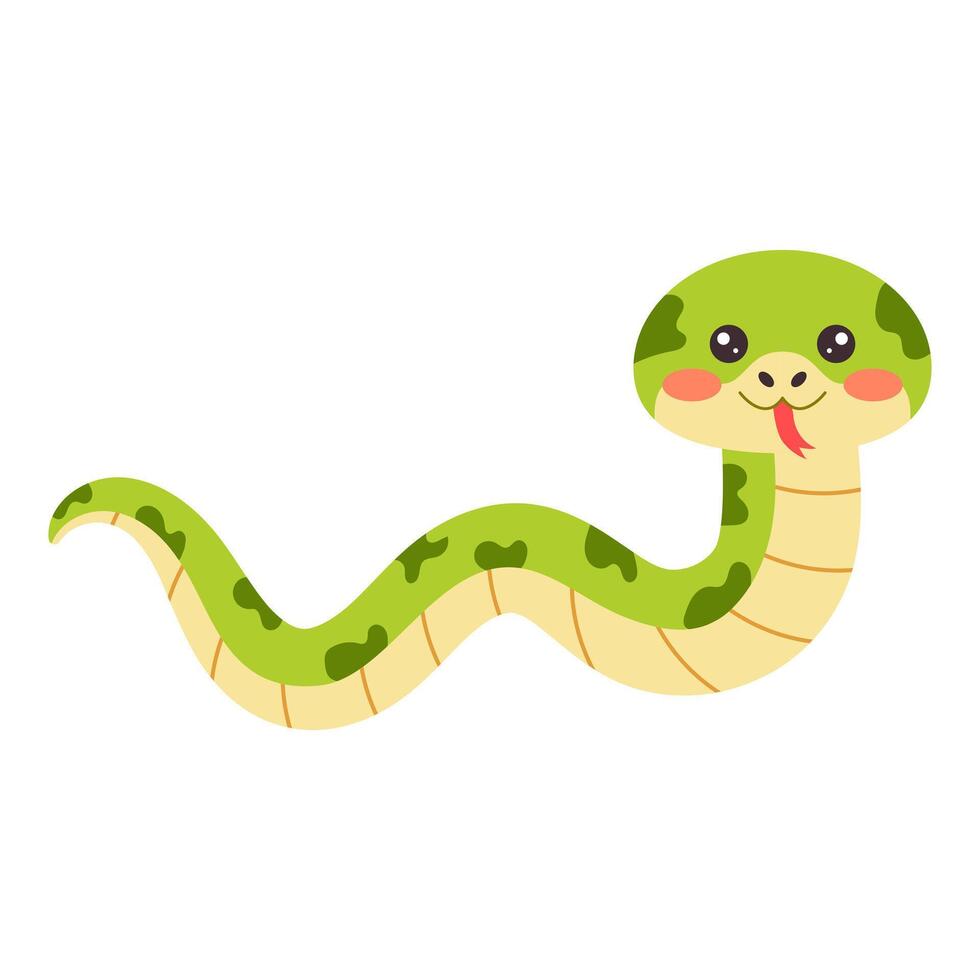 Snakes symbol of the New Year 2025. illustration. vector