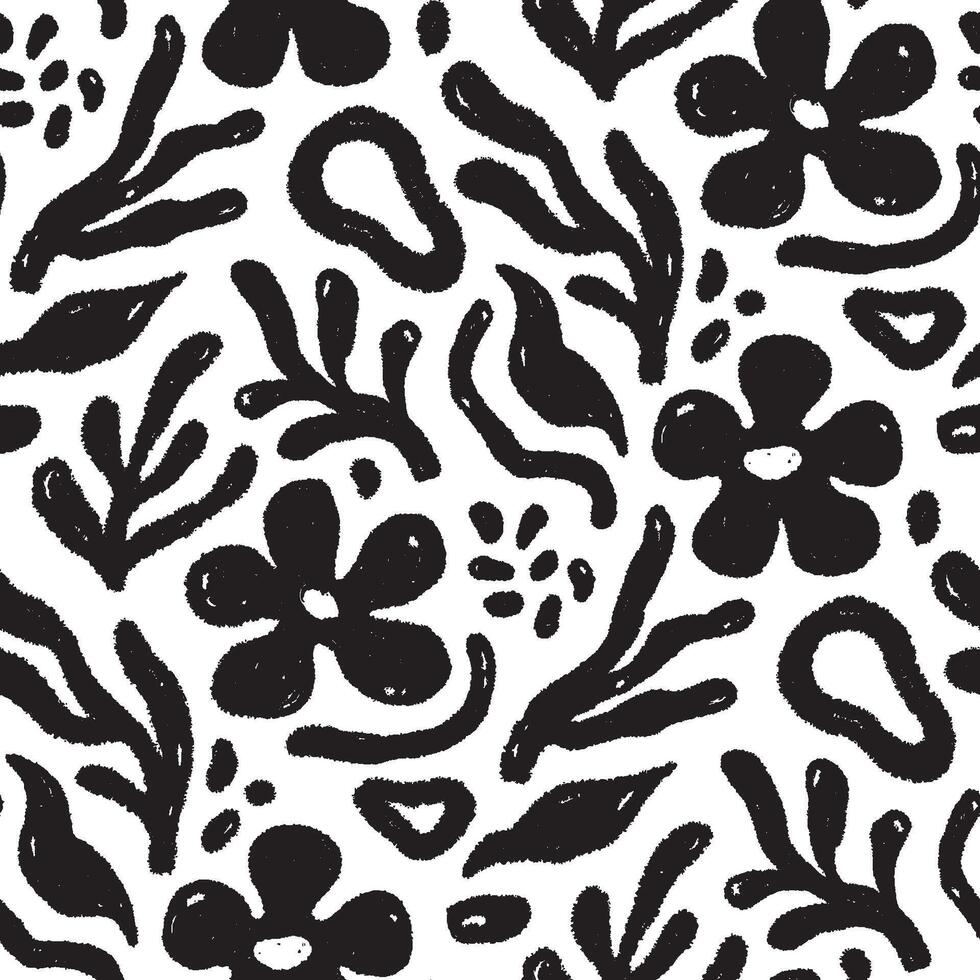 Abstract floral shape seamless pattern. Abstract modern floral leaf texture shape background. Organic modern boho nature contemporary seamless pattern. vector
