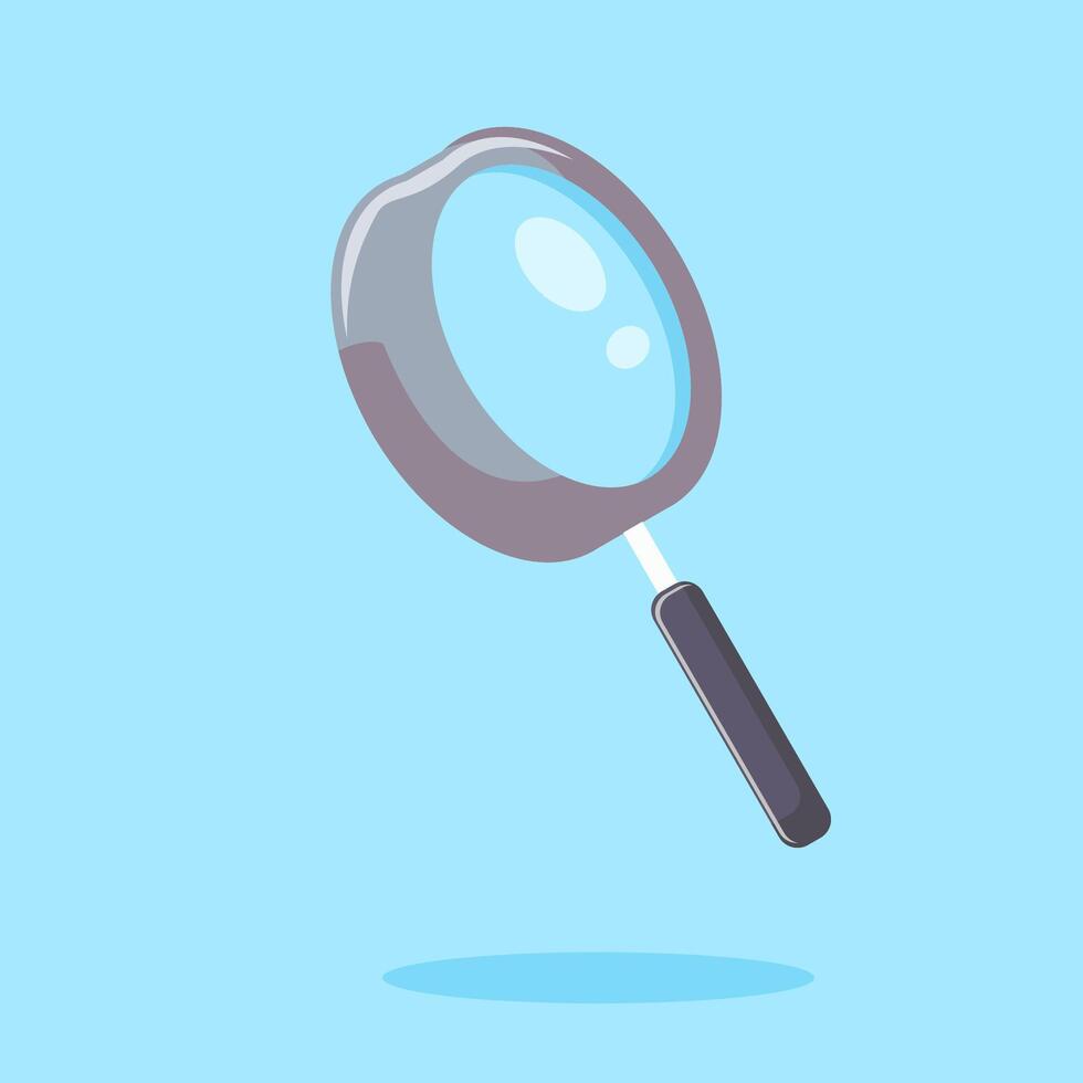 Flat illustration Magnifying Glass Icon for Search and Investigation vector