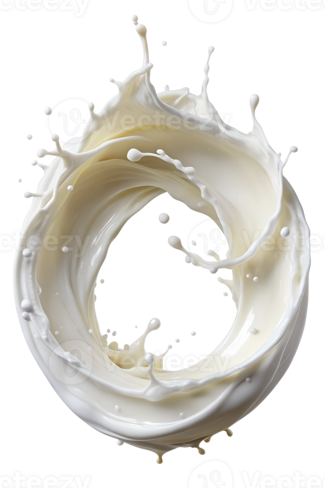 Milk splash showcasing liquid motion art png