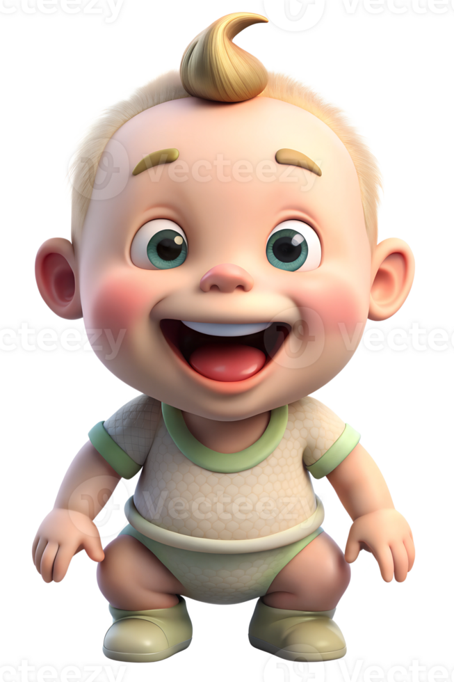 Joyful baby playing in sunlight png