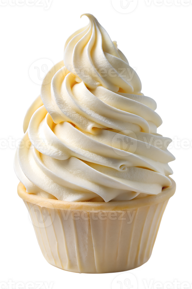 Delicious creamy soft serve ice cream in a cup png