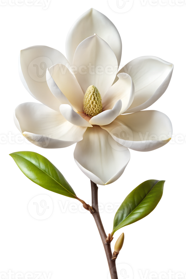 Beautiful magnolia flower in bloom during spring png